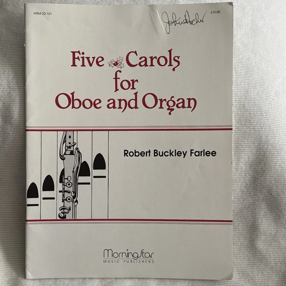 Robert Buckley Farlee Five Carols Oboe And Organ Sheet Music